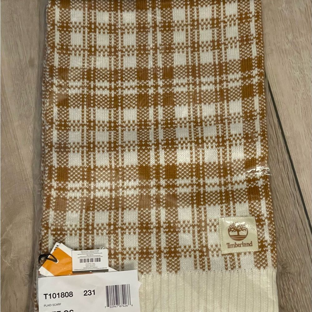 NWT TIMBERLAND BUFFALO PLAID SCARF
